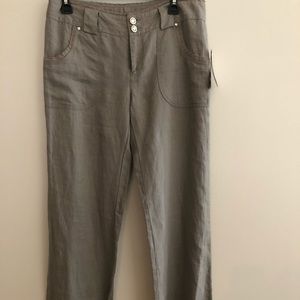 Wide Leg Linen Pants